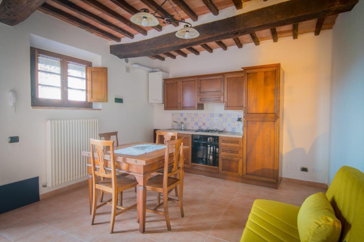 Ulivo-Chianti Charming Flat With Private Parking! Apartamento Asciano Exterior foto