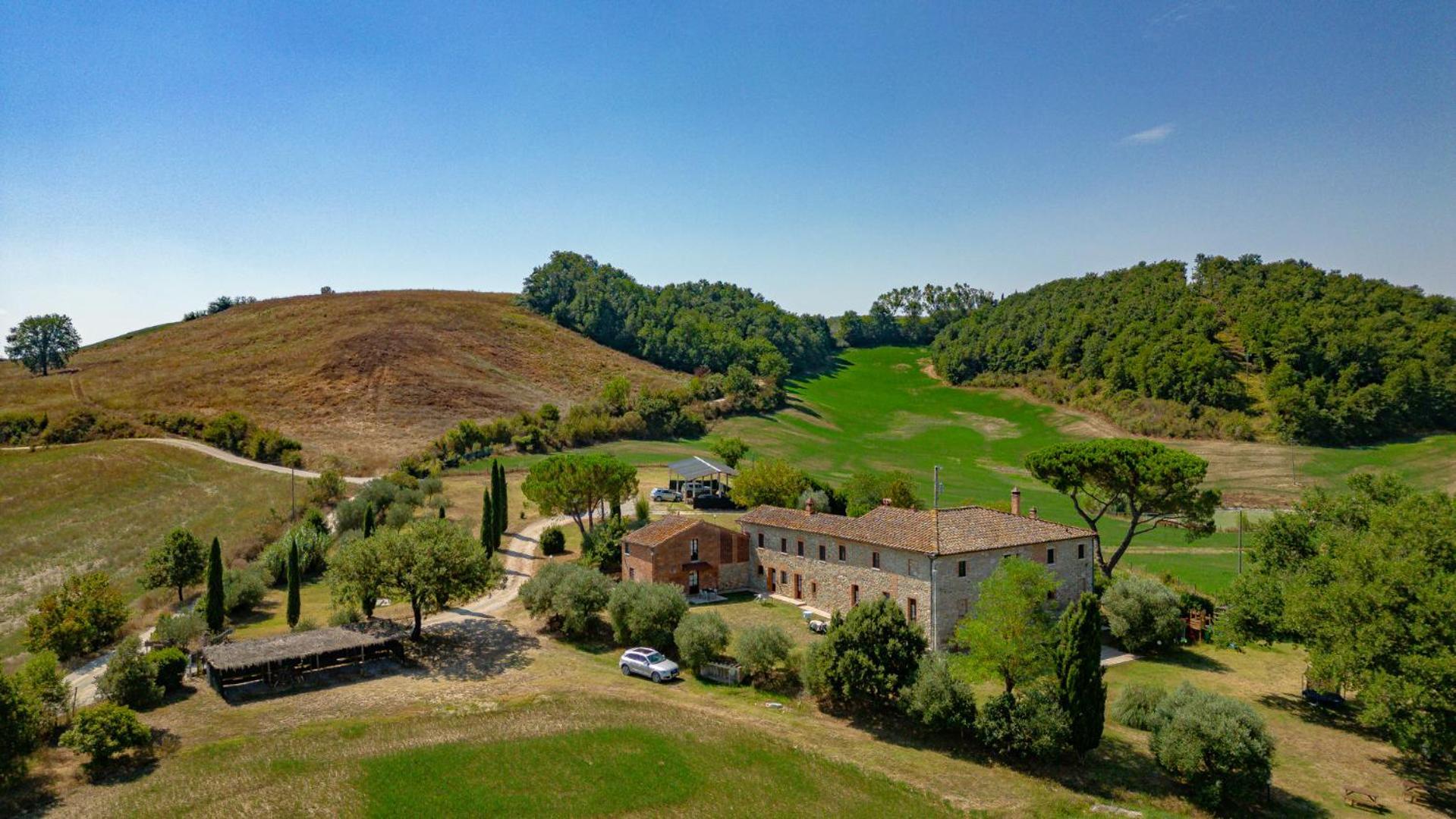 Ulivo-Chianti Charming Flat With Private Parking! Apartamento Asciano Exterior foto