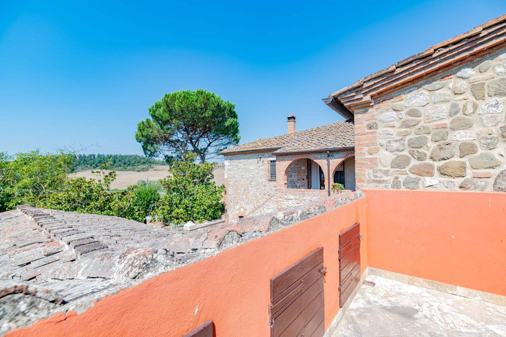 Ulivo-Chianti Charming Flat With Private Parking! Apartamento Asciano Exterior foto