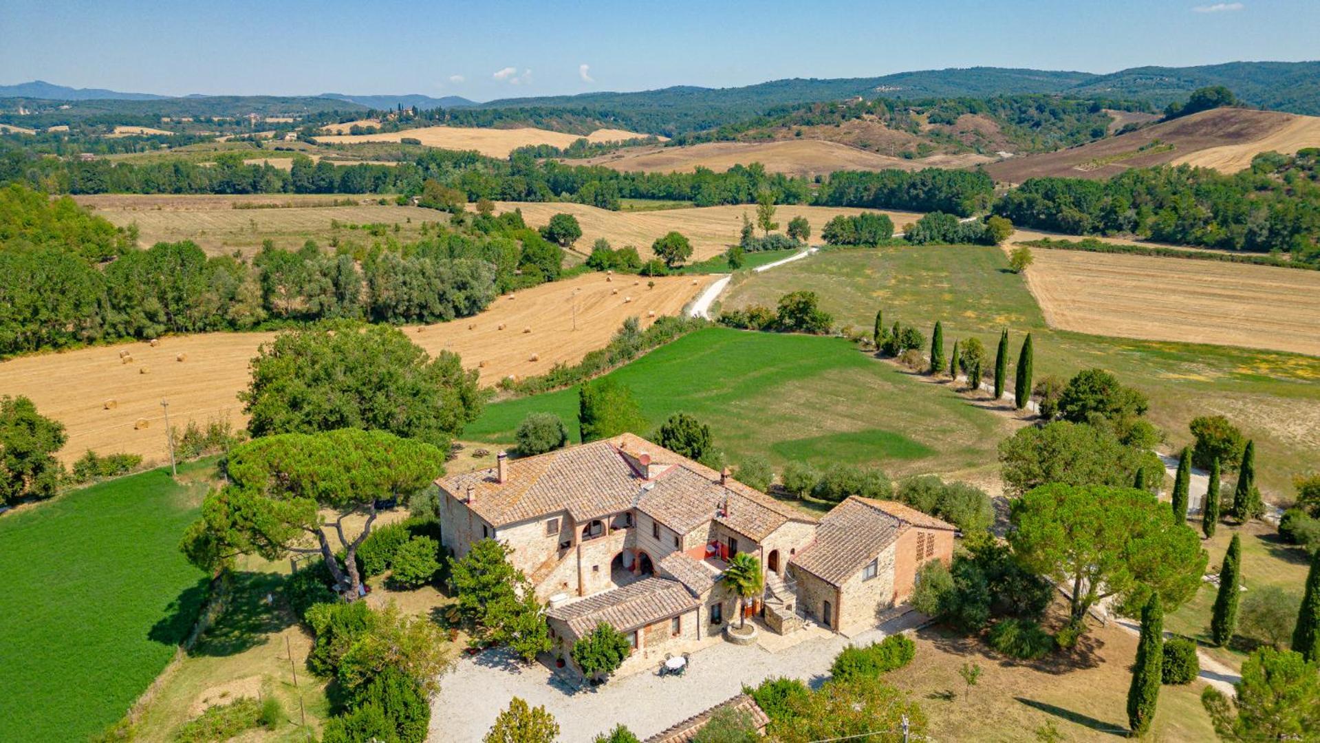 Ulivo-Chianti Charming Flat With Private Parking! Apartamento Asciano Exterior foto