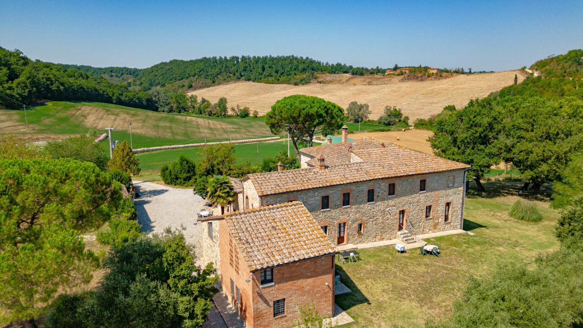 Ulivo-Chianti Charming Flat With Private Parking! Apartamento Asciano Exterior foto